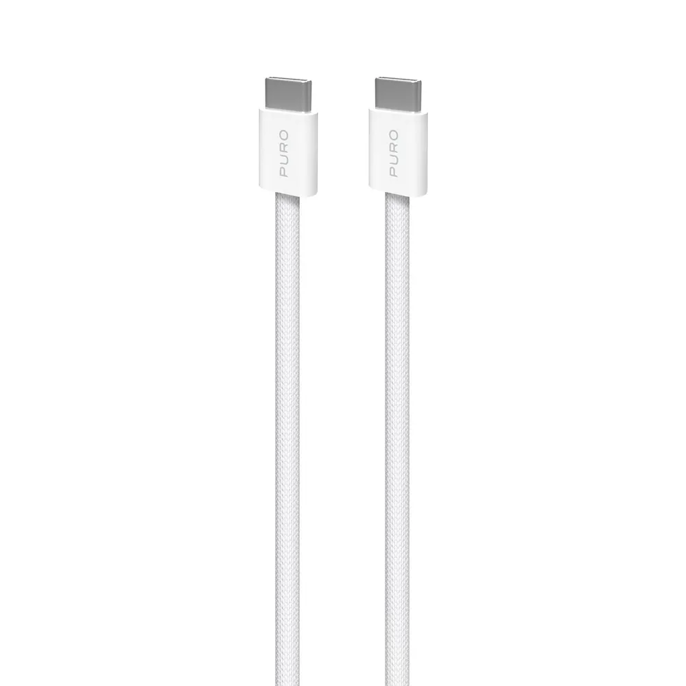 Fabrik 2.0 60W USB-C to USB-C Charging and Sync Cable 1.5m, Weiß