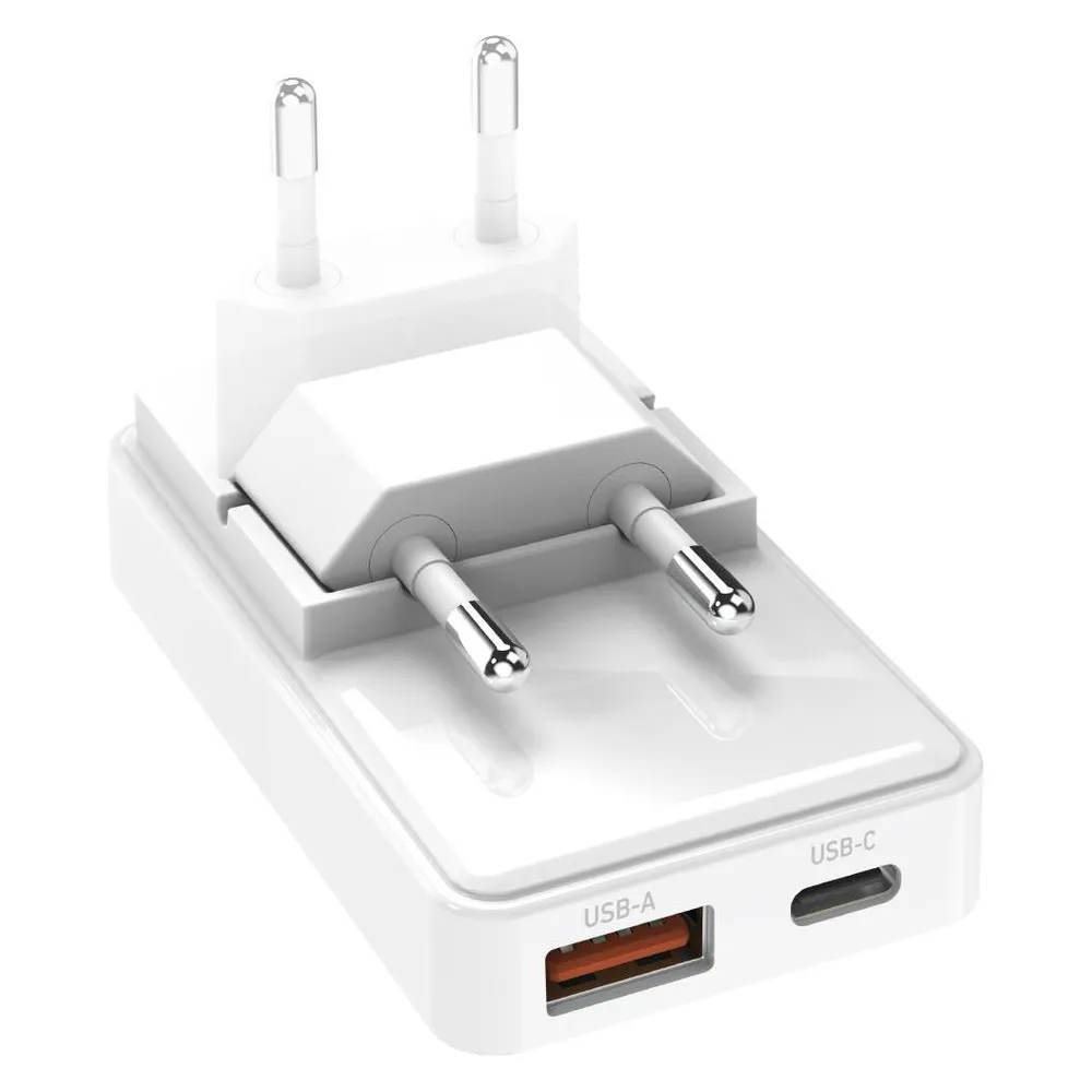 Flexi-Wandladegerät 20 W mit Klappstecker