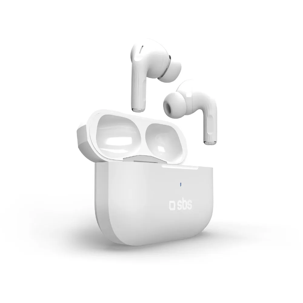 Für kabellose Aufladung geeignete TSW-Ohrhörer, weiß In-Ear Kopfhörer