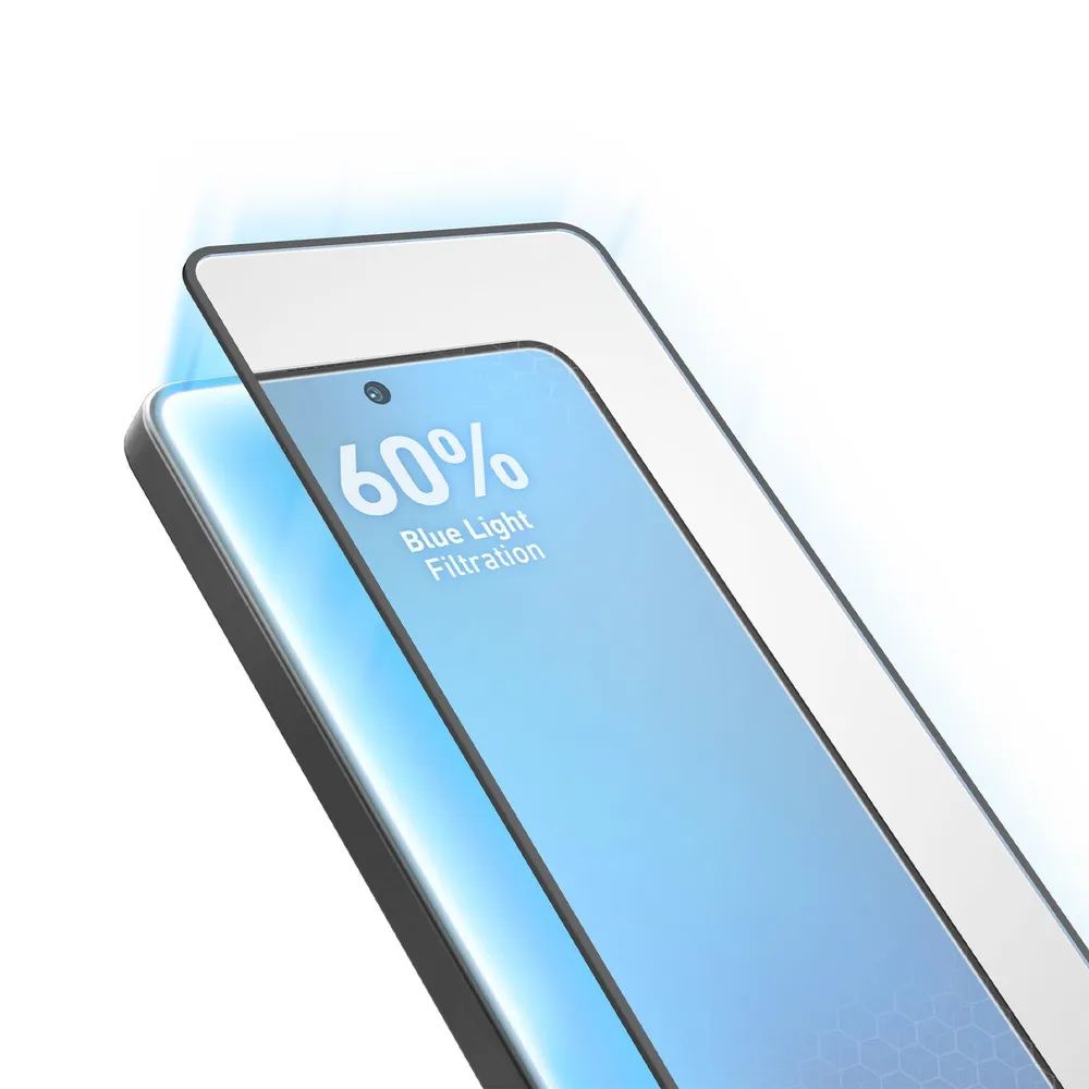 Full Cover Schutzglas Anti-Blaulicht mit Eyesafe® CPF60 Technologie für Samsung S26