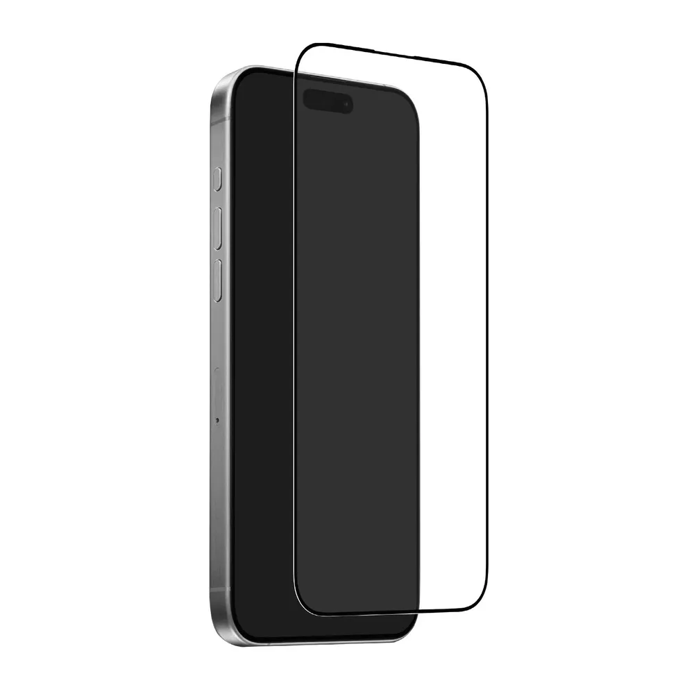 Gehärtetes Glas mit Rahmen mit Applikator für iPhone 17, Transparent