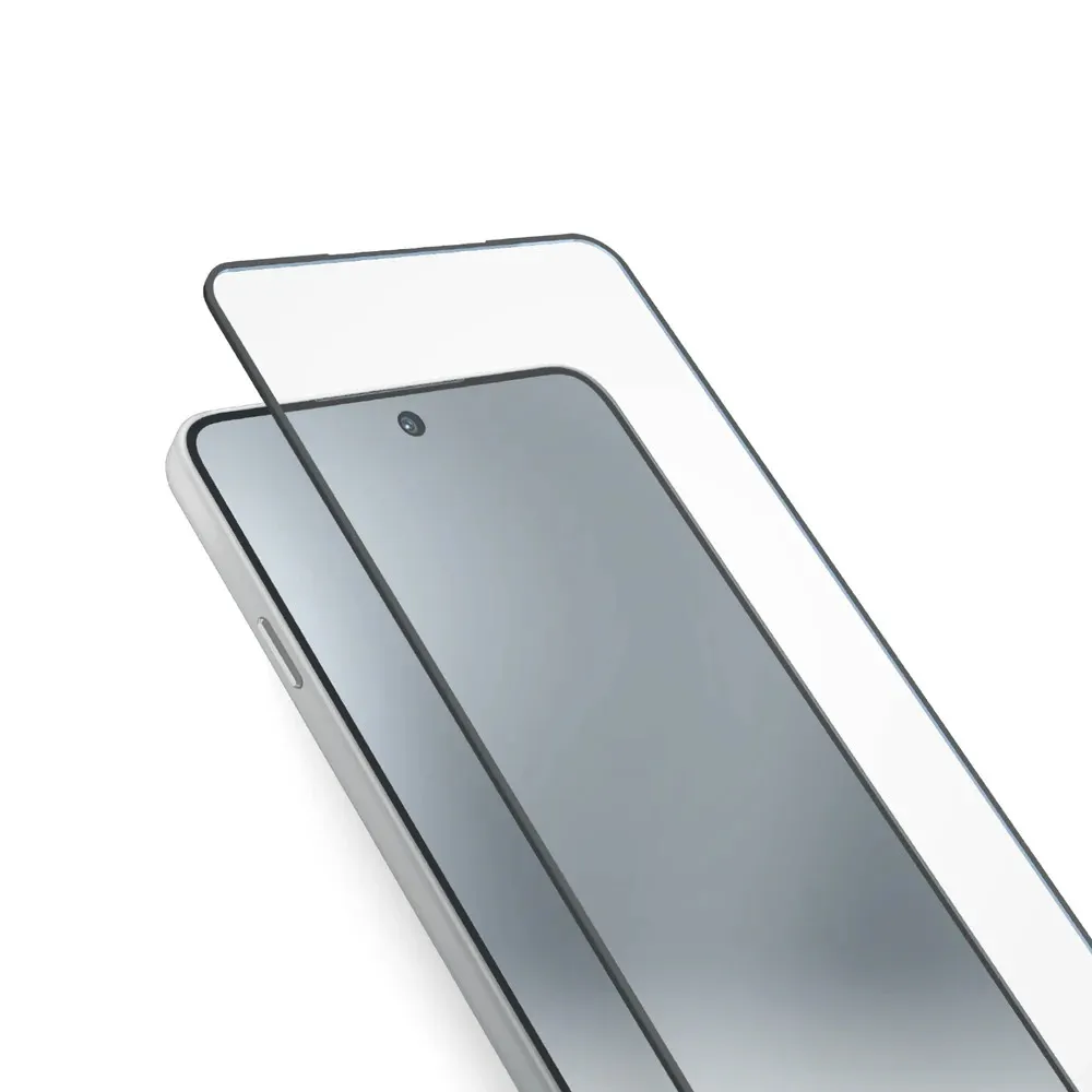 Glas Displayschutz Full Cover für Motorola Edge 70 Fusion, Schwarz Schutzglas