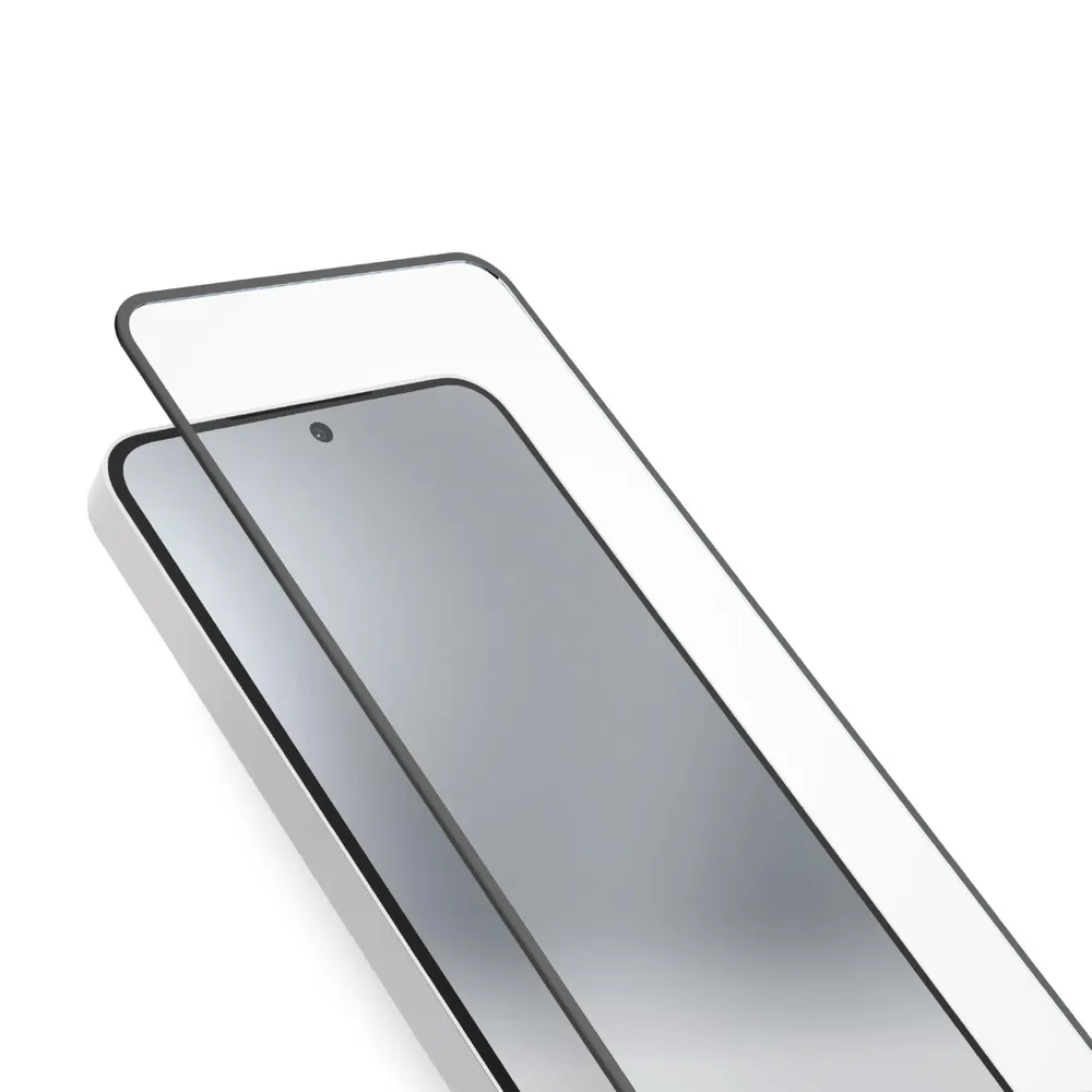 Glas Displayschutz Full Cover für Samsung Galaxy S25/S24, Schwarz