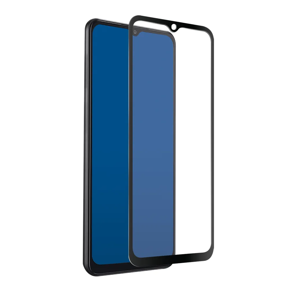 Glas-Displayschutz Full Cover für Samsung Galaxy A14 5G/A14 4G, Schwarz