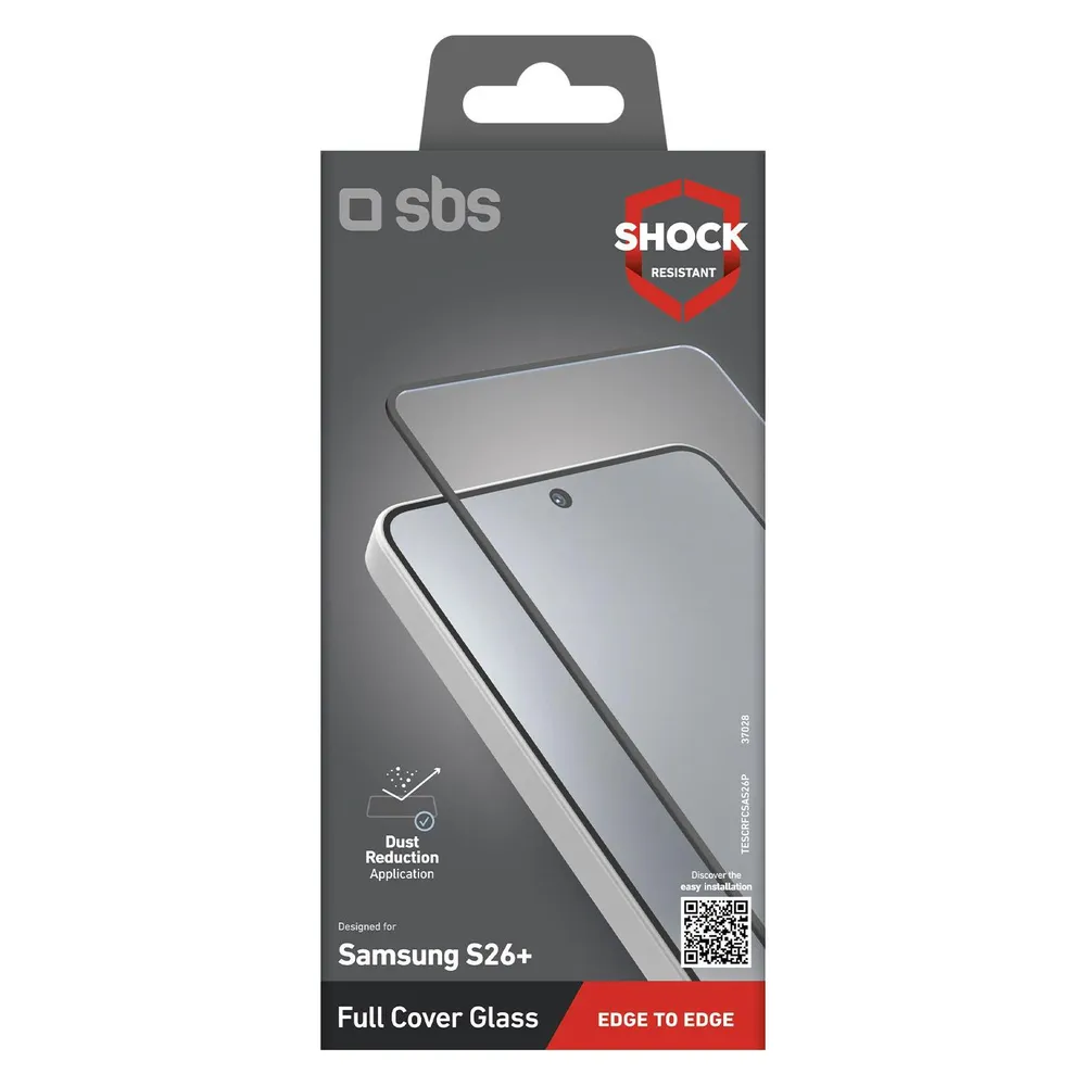 Glas Displayschutz Full Cover für Samsung S26+
