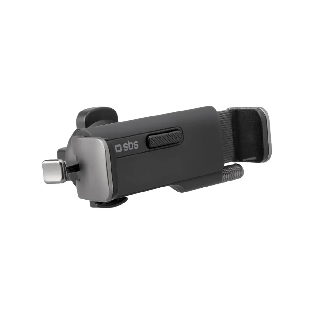 Handy-Autohalterung mit schwenkbarem Clip, Grau
