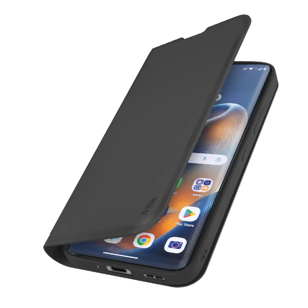 Handyhülle Klapphülle mit Ständer und Soft-Touch-Oberfläche für das Motorola Edge 60