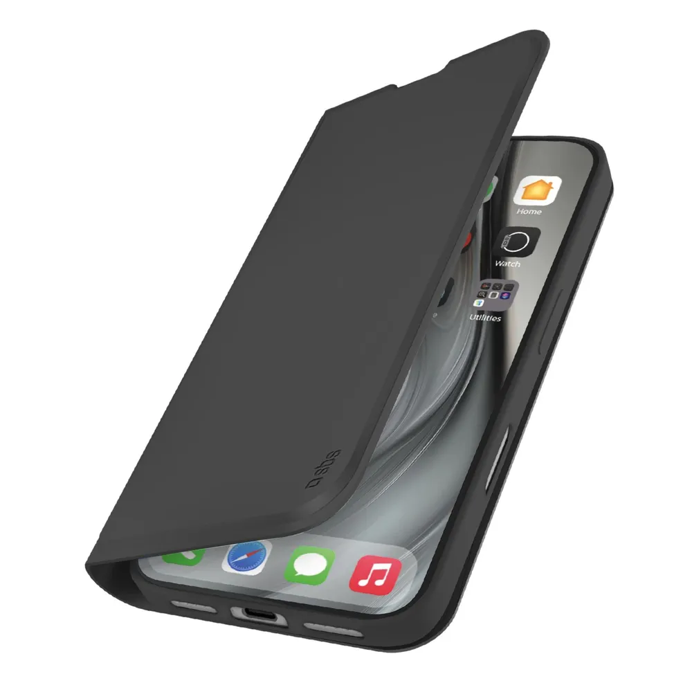 "Handyhülle SBS TEWALIP1769K Handy-Schutzhülle 17,5 cm (6.9"") Geldbörsenhülle Schwarz"