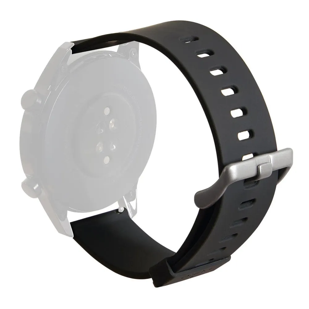 Icon Puro Multibrand Armband 20 mm, Schwarz