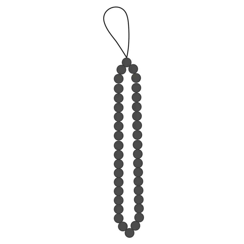 Jelly Beads – Handgelenkband für Smartphones, Schwarz