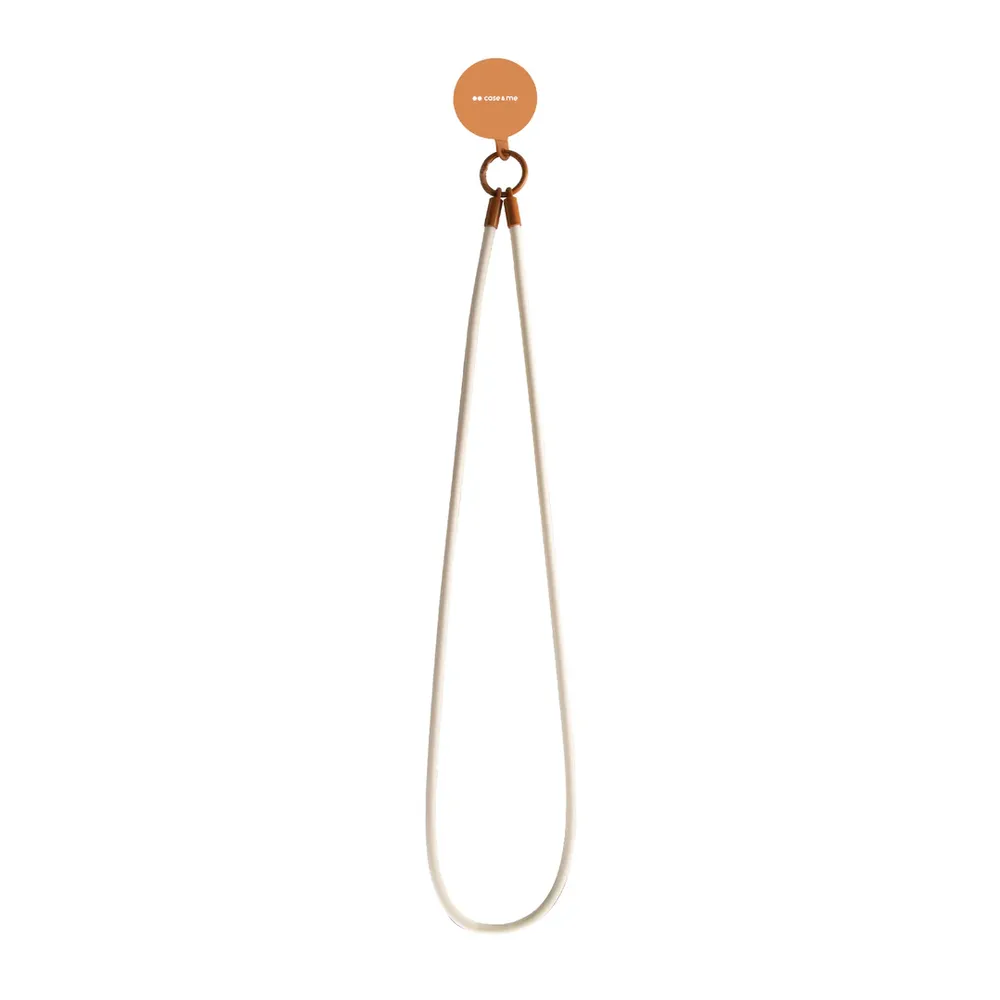 Jelly Necklace Handykette, Silikon, Elfenbein