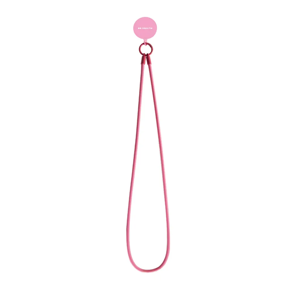 Jelly Necklace Handykette, Silikon, Pink