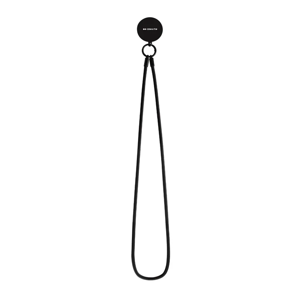 Jelly Necklace Handykette, Silikon, Schwarz