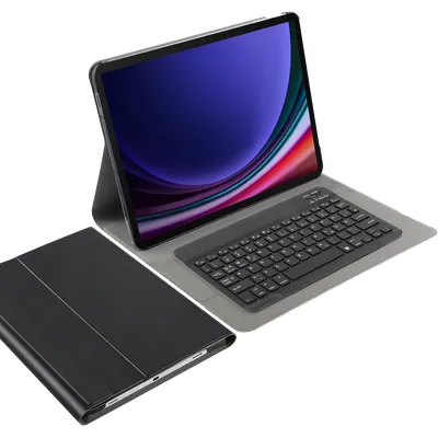 Just in Case Samsung Galaxy Tab S10+ / S9+ / S9 FE+ - Premium Bluetooth Keyboard Cover Qwertz, Black Tablet-Hülle mit Tastatur