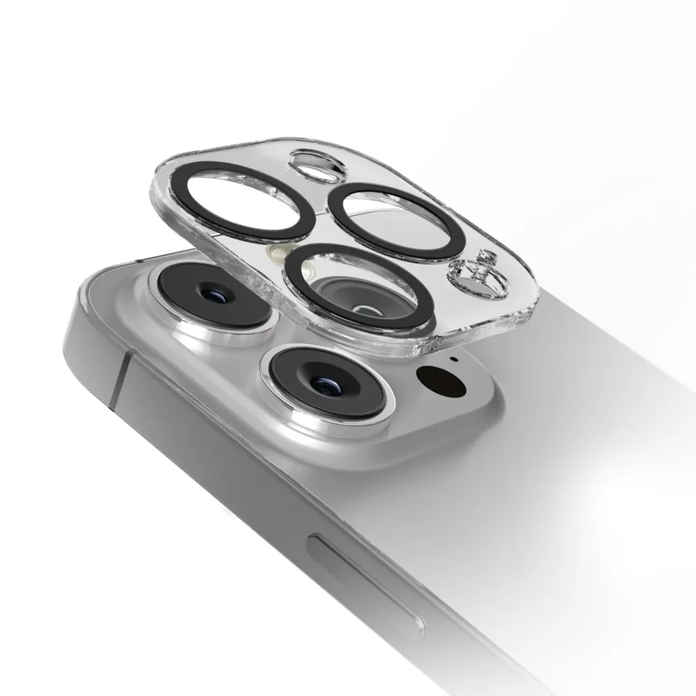 Kameralinsenschutz für Apple iPhone 16 Pro/iPhone 16 Pro Max, Transparent