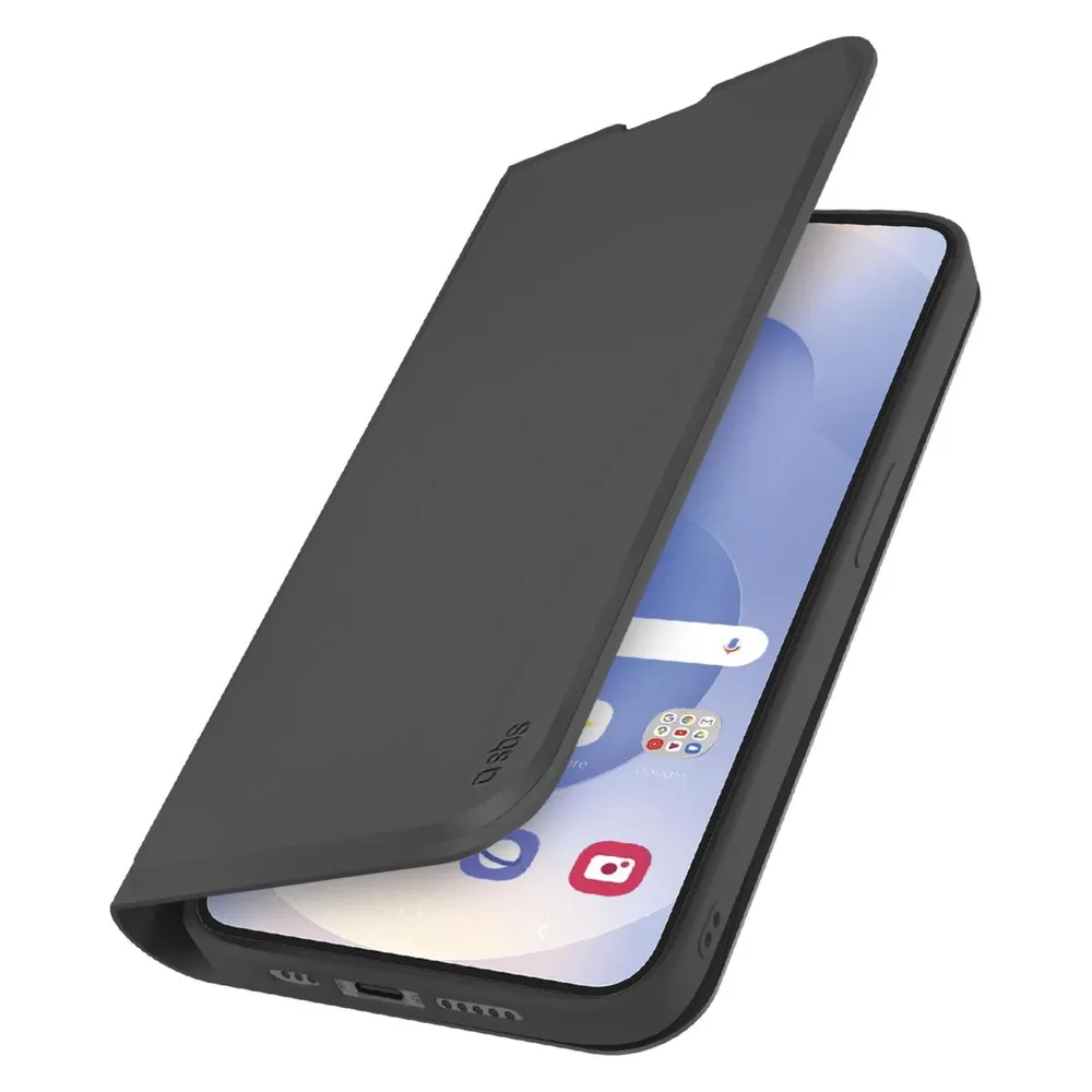 Klapphülle mit Ständer und Soft-Touch-Oberfläche für das Samsung Galaxy S25 Edge