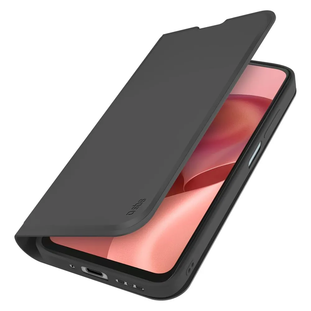 Klapphülle mit Ständer und Soft-Touch-Oberfläche für das Motorola G06