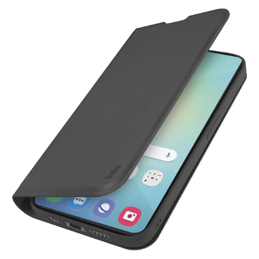 Klapphülle mit Ständer und Soft-Touch-Oberfläche für das Samsung Galaxy S25