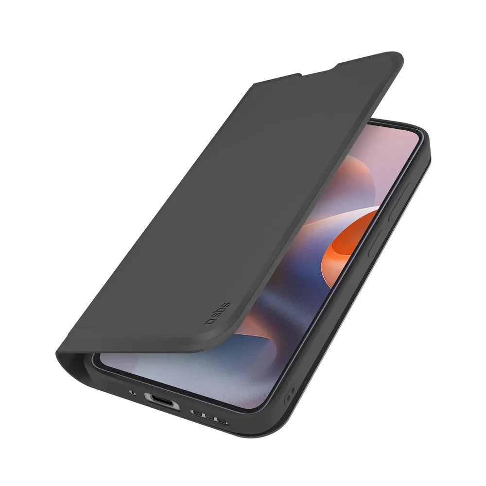Klapphülle mit Ständer und Soft-Touch-Oberfläche für das Motorola G86 Handyhülle