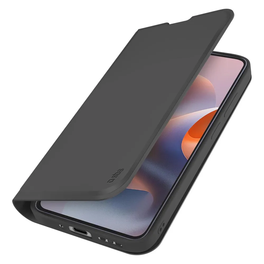 Klapphülle mit Ständer und Soft-Touch-Oberfläche für das Motorola G86 Handyhülle