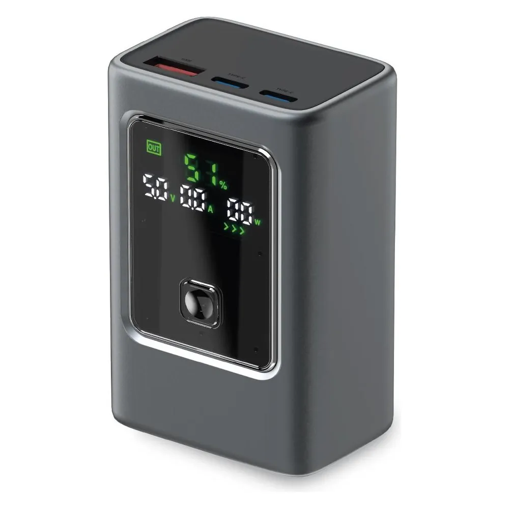 LCD-Power Bank 10.000 mAh mit PD 35 W
