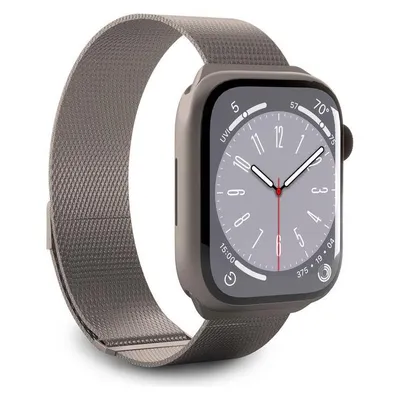 Milanese-Loop-Armband aus Edelstahl für Apple Watch 42-49 mm - Grau