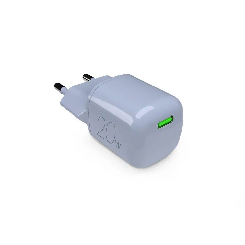 MiniPro 20W USB-C wall charger - GAN technology, Blau