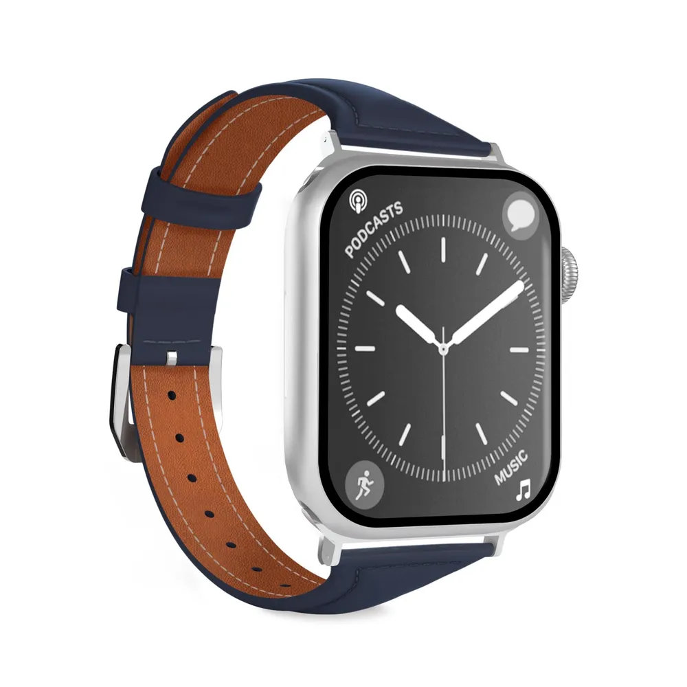 PETITE Echtleder-ArmBand für Apple Watch bis Serie 9 38-40-41mm - Serie 10 42mm