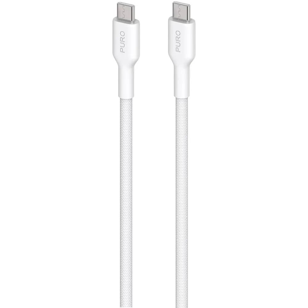 Power and Data Sync Fabrik cable from USB-C to USB-C 1,2m, Weiß