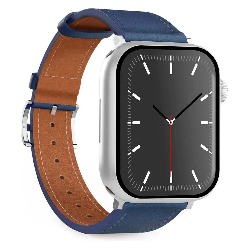 Puro Florence Lederarmband für Apple Watch 38 - 49mm
