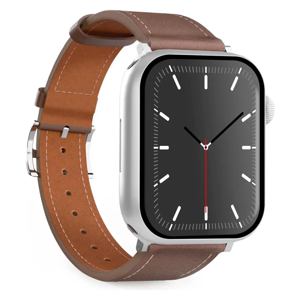 Puro Florence Lederarmband für Apple Watch 38 - 49mm