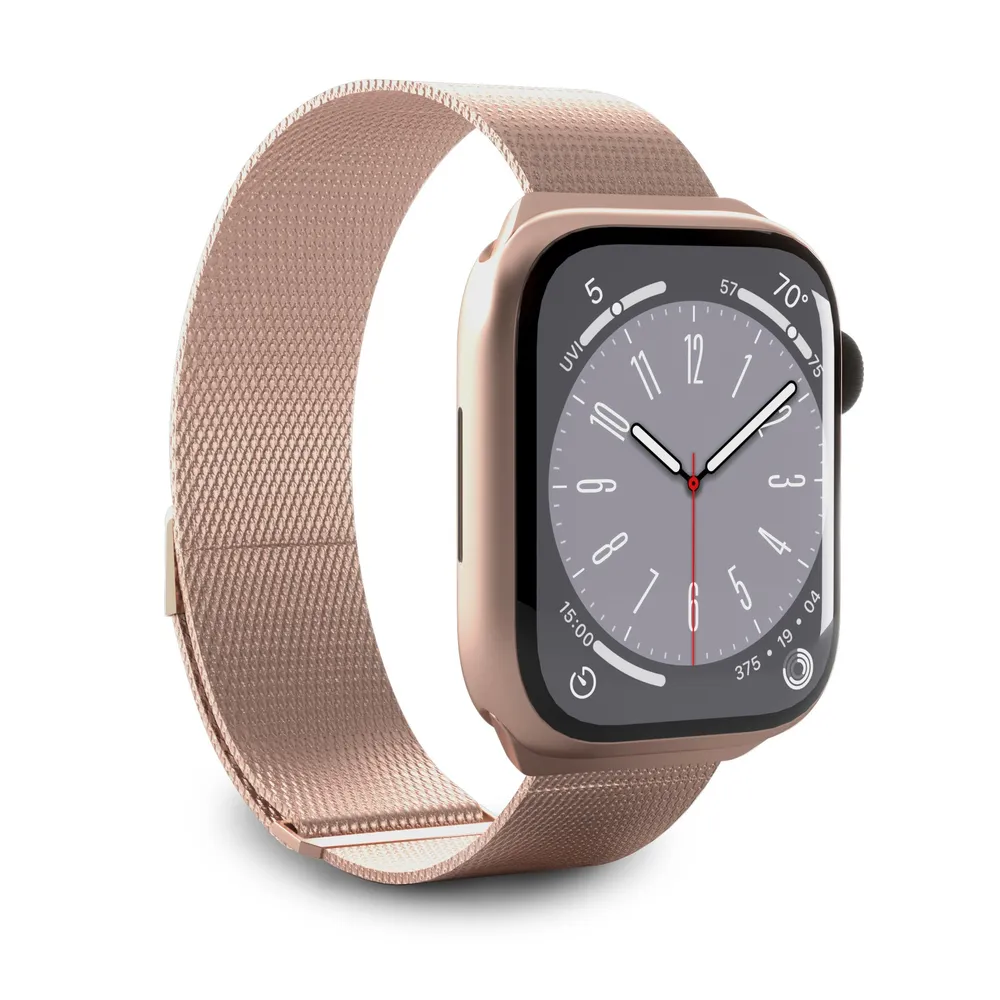 Puro Milanese Mesh Armband für Apple Watch 38/40/41mm, Rose