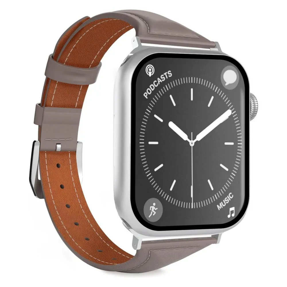Puro Petite Echtleder-ArmBand für Apple Watch 38 - 49mm