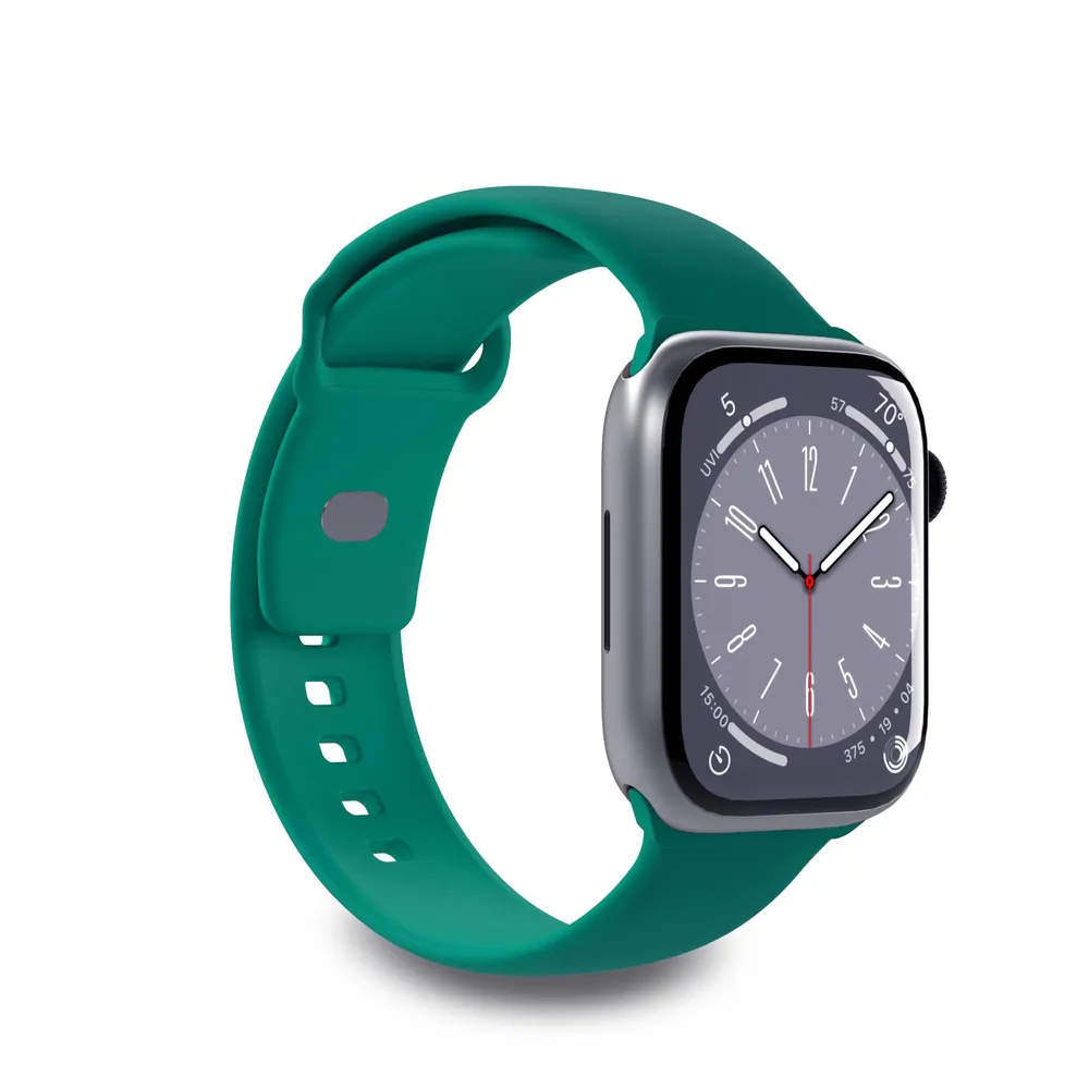 Silikonarmband für die Applewatch 42-44-45-49mm (PUICNAW44DKGRN)
