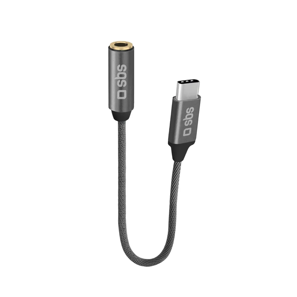 Smartphone-Adapter Typ C Stecker - Buchse, Schwarz