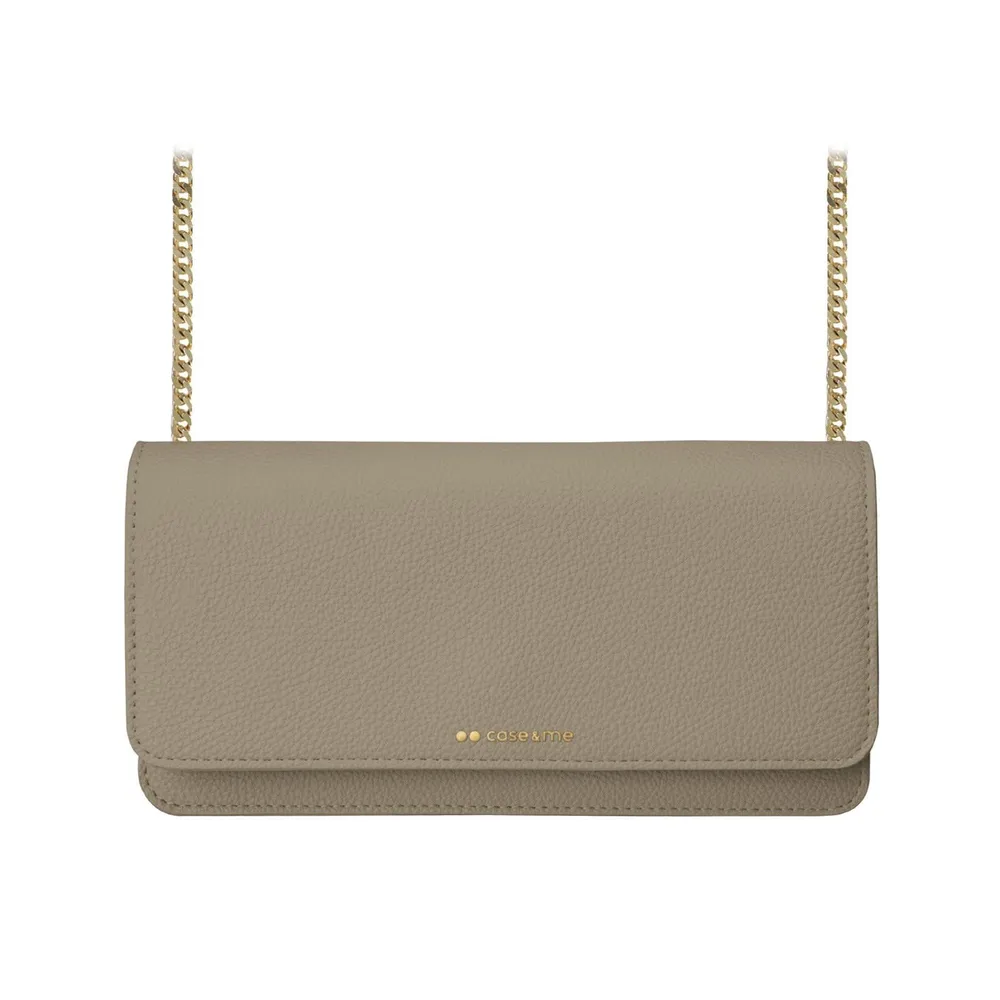 Smartphone-Handtasche mit Schulterriemen, Taupe