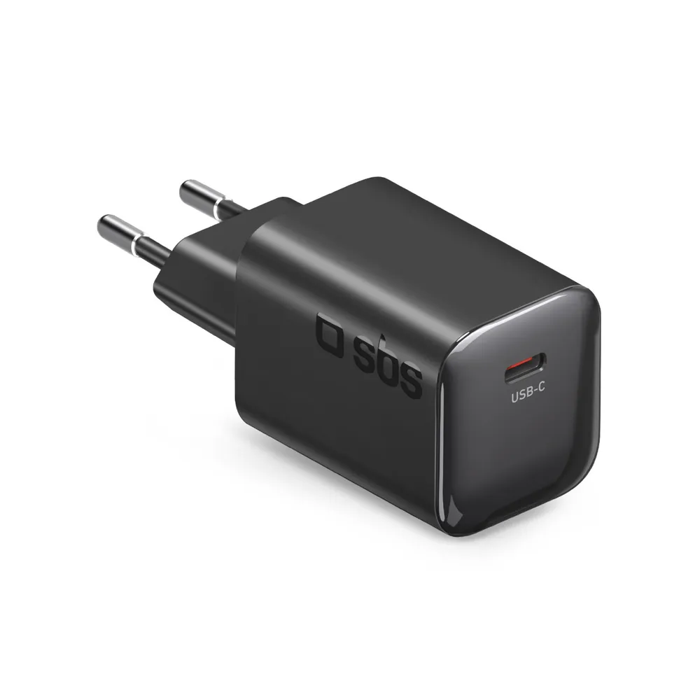 Wandladegerät USB-C mit 40 W, Power Delivery 3.0 und AVS, Schwarz