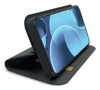 Klapphülle mit Ständer und Soft-Touch-Oberfläche für das Xiaomi 17 Pro Max, Schwarz Handyhülle