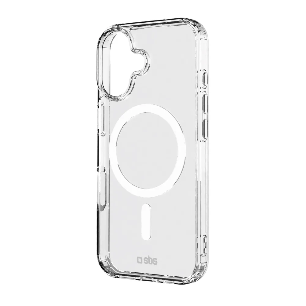 Transparente steife Hülle, kompatibel mit MagSafe-Ladefunktion für iPhone 17, Transparent