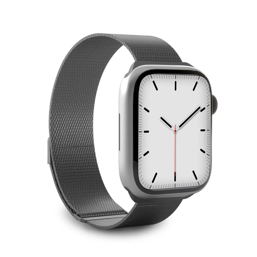 Uhrenarmband für Apple Watch 38/40/41 mm mit Magnetverschluss, Dunkelgrau