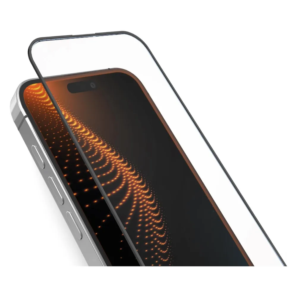 Ultra-widerstandsfähiges Schutzglas für iPhone 16 Pro Max mit D3O-Technologie und Applikator