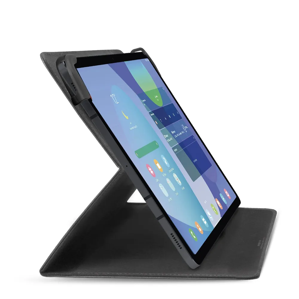 Universelle Buchständer-Schutzhülle für Tablets von 9 bis 11 Zoll Schwarz Tablet-Hülle