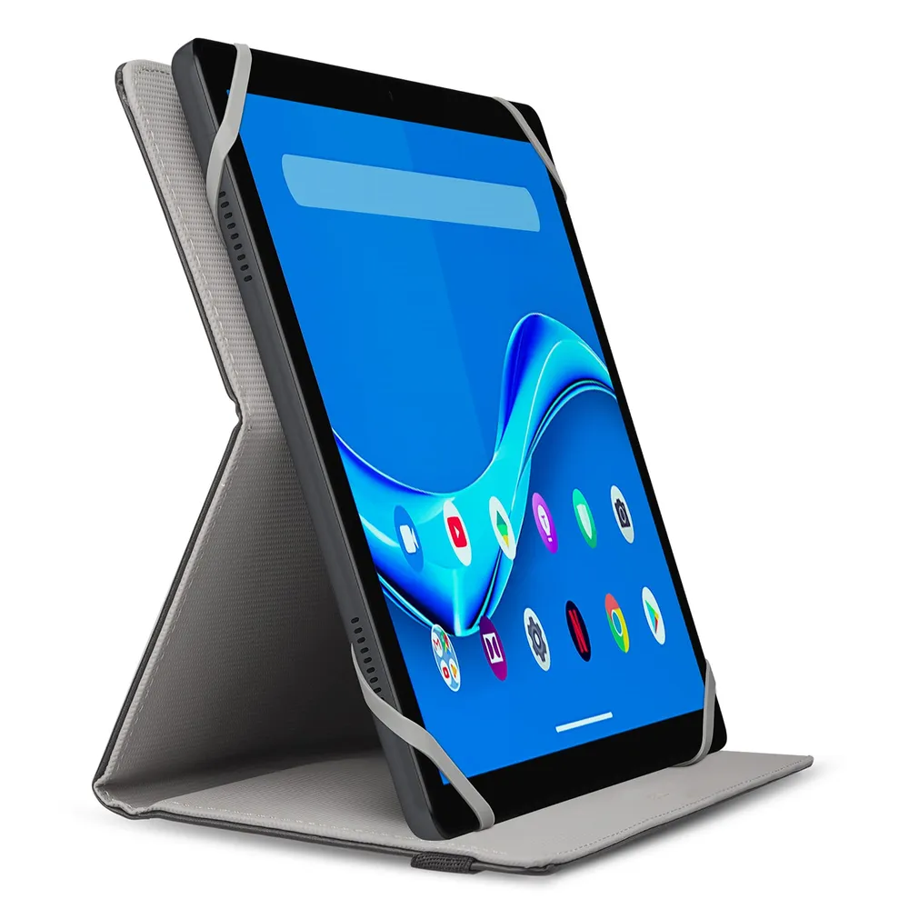 Universelle Buchständer-Schutzhülle für Tablets bis zu 11 Zoll Schwarz Tablet-Hülle