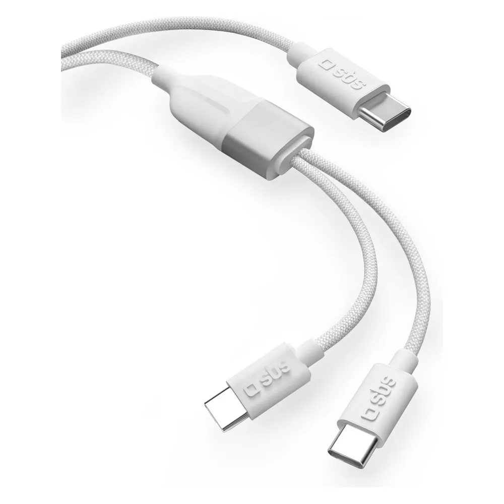 USB Typ-C Splitter mit dualem USB-C Ausgang 60W