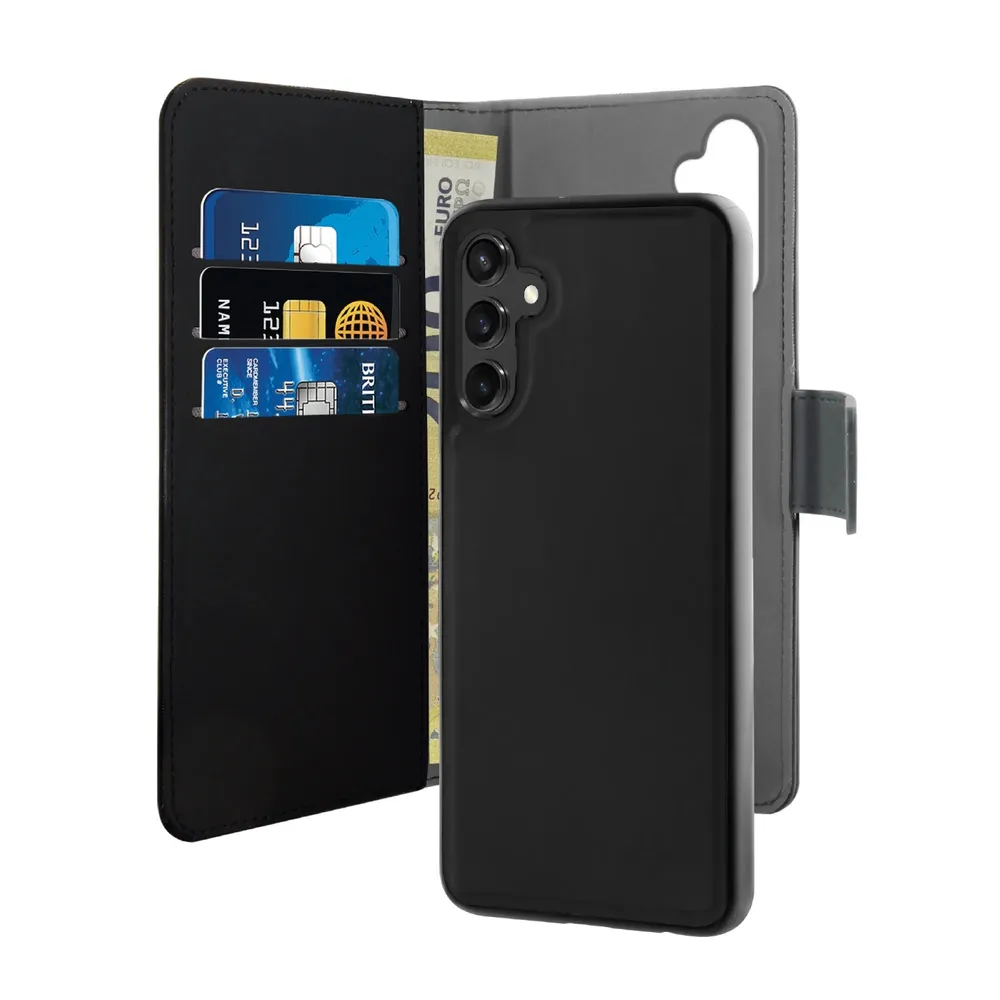 Wallet Detachbale 2 in 1 case for Samsung Galaxy A25 5G Schwarz Handyhülle
