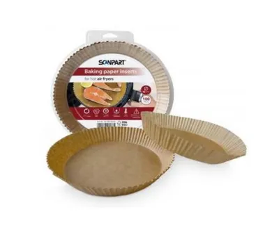 Backpapier für Heißluftfritteusen 16 cm rund