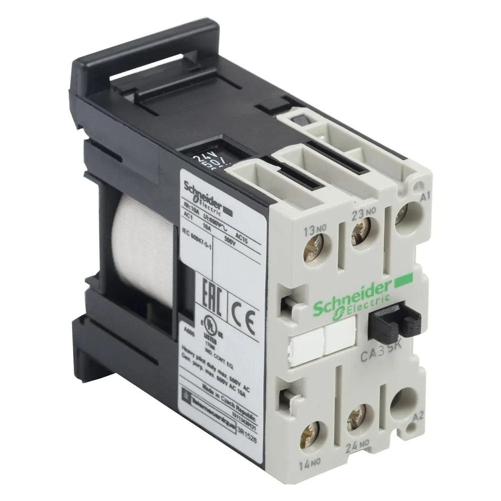 Schneider Electric Mini-Steuerrelais 2NO,24VAC,10A
