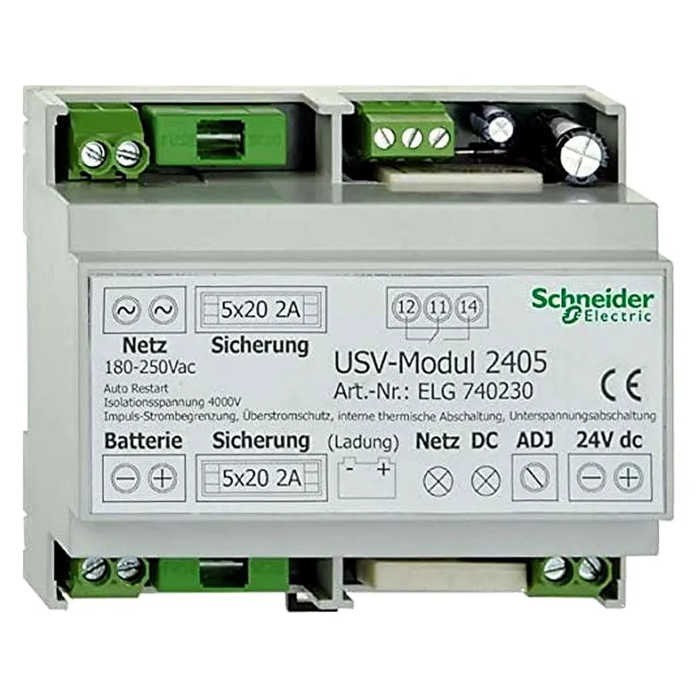 Schneider Electric USV-Netzteil 24VDC ohne Batterie für ELG740230