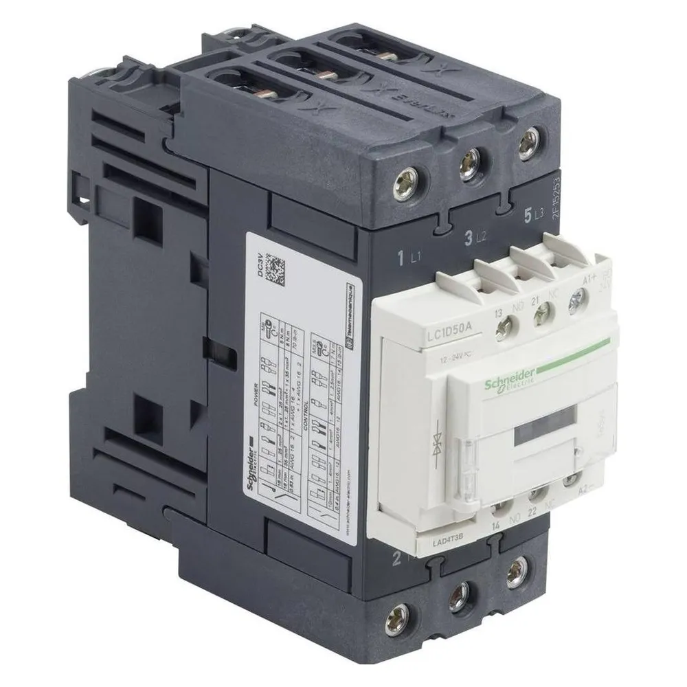 Schneider Electric Schütz 3-polig AC3 440V 50A BOB 24Vdc