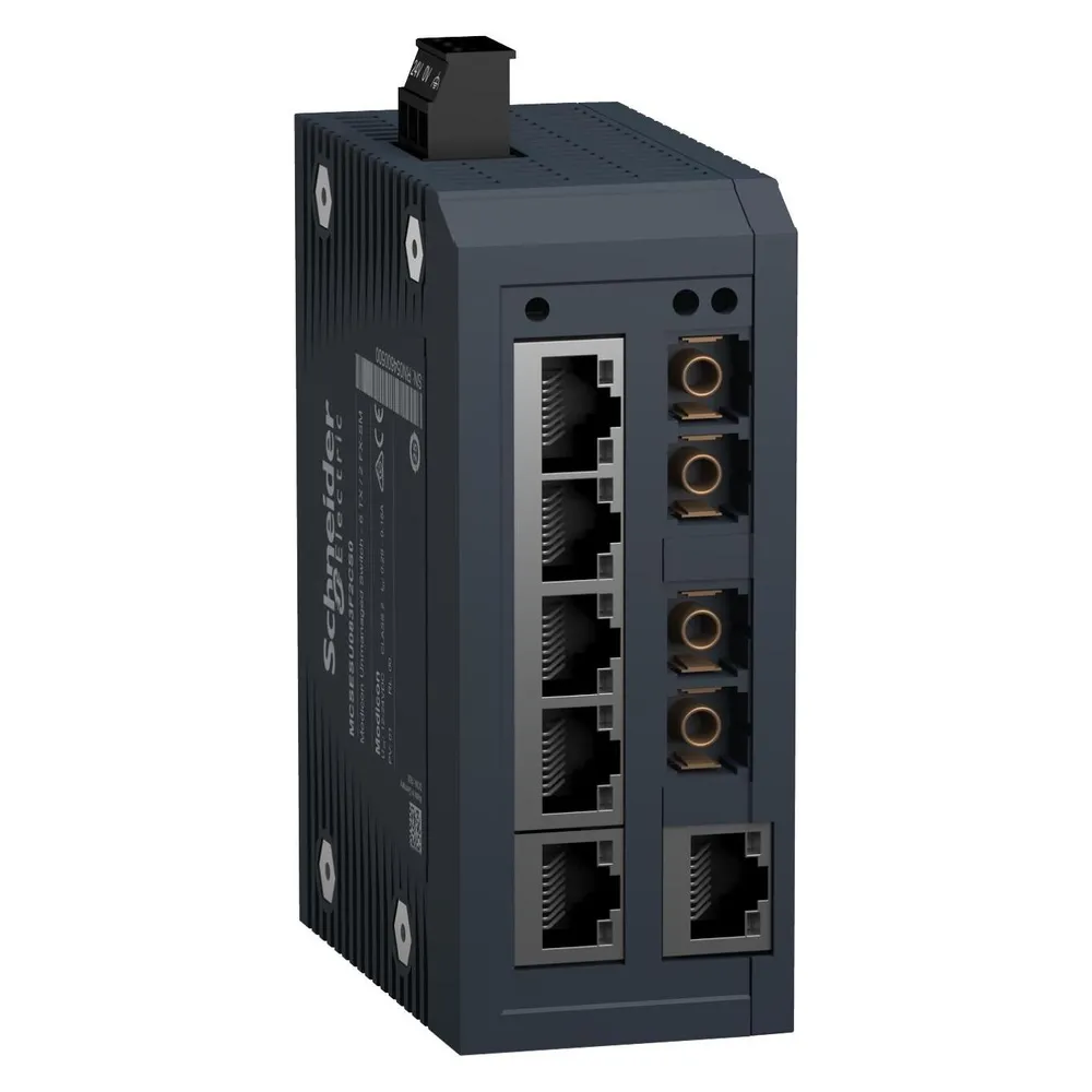 Schneider Electric Schneider Modicon MCSESU083F2CS0Unmanaged Switch 6 Ports für Kupfer - Switch - K